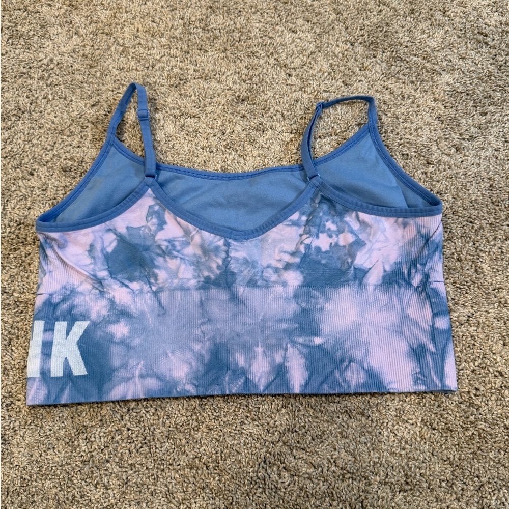 PINK Victoria's Secret Lavender and Pink Tie-Dye Bra - Picture 2 of 3